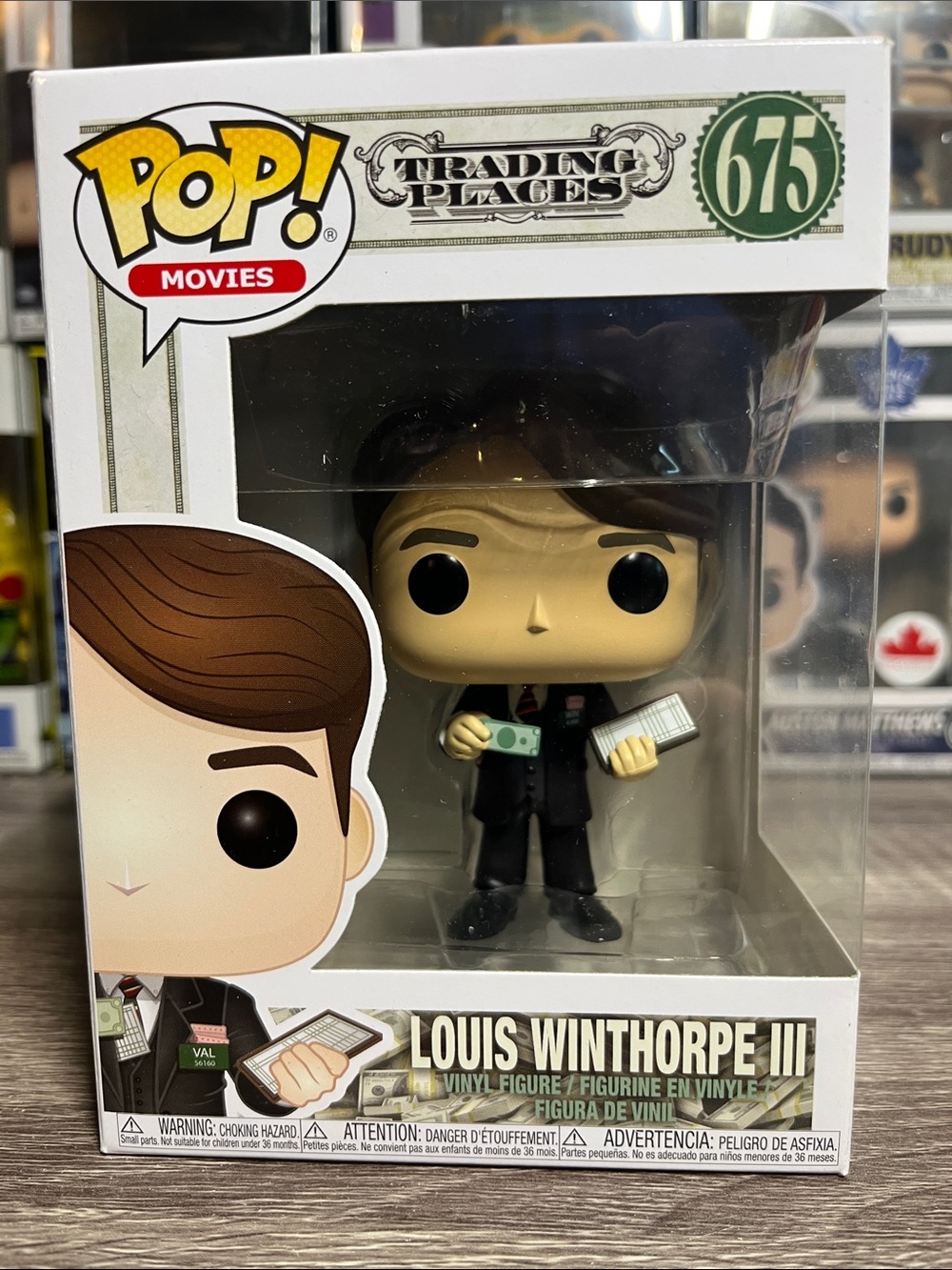 Funko Pop! Louis Winthorpe III in Black Suit with Green Money